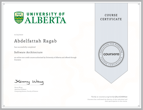 Software Design and Architecture - University of Alberta